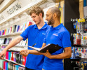 Colleagues working together in WHSmith Kingston store